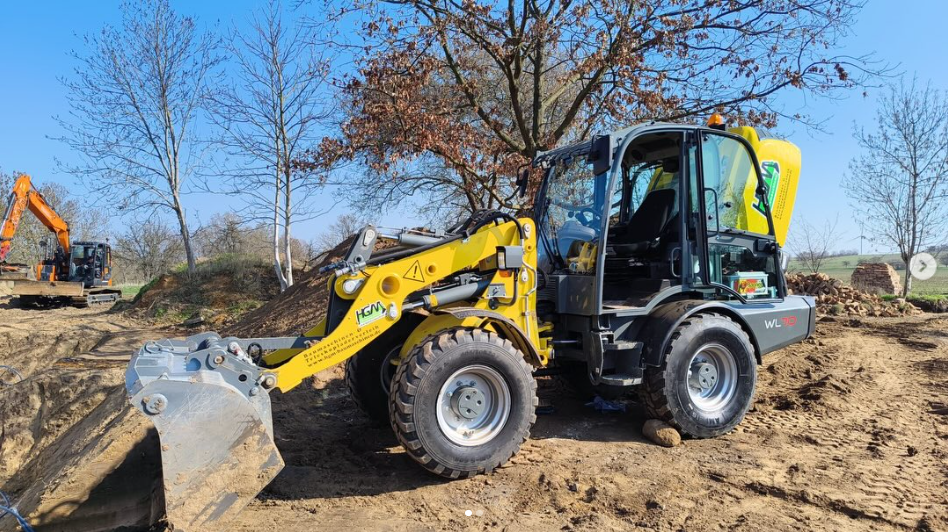 HGM Baumaschine im Einsatz